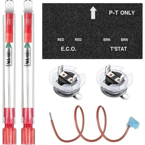 Arrêt thermique pour chauffe-eau avec kit d'assemblage de thermostat ECO, pièce de rechange homologuée UL compatible avec Atwood 91447 93866