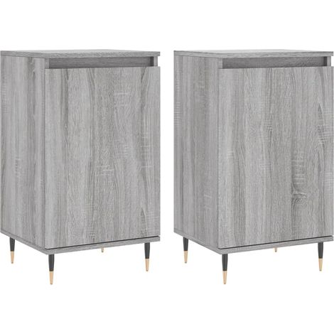 Credenza buffet cassettiera mobile contenitore organizer cucina soggiorno soggiorni set da 2 sonoma 40 x 35 x 70 cm legno composito marrone 020036950