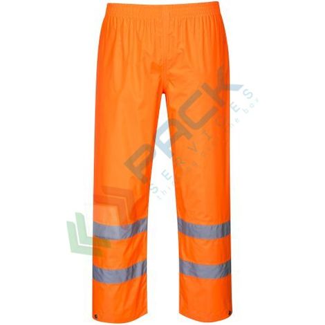 Pantaloni Anti Pioggia Ad Alta Visibilita Arancio S (1/2)