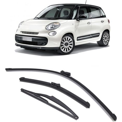 JOPHEK Wiper Arm Assembly Compatible with 2009-2023 Fiat 500 500C 500L (1/5)