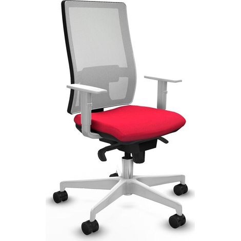 piqueras-y-crespo Horna chaise de bureau blanc confortable (1/3)
