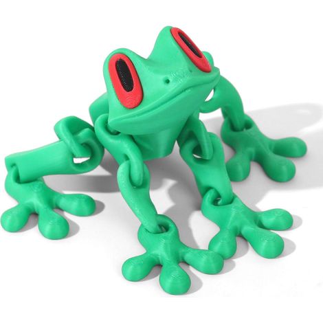 Magnetische, bewegliche Frosch-Schreibtischdekoration – Niedliche, bewegliche Frosch-Dekoration für Kinder und Erwachsene
