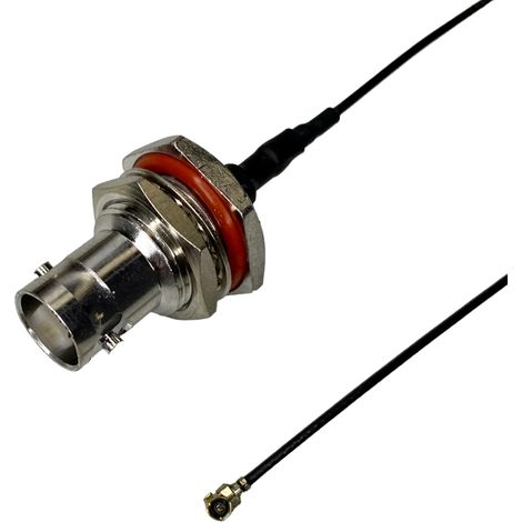 Cavo di collegamento MHF4 femmina / presa BNC RF0.81 10cm (1/3)