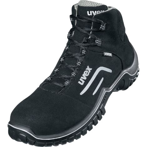 Uvex Motion Style Arbeitsschuhe - Sicherheitsstiefel S2 SRC ESD - Schwarz: 43 (1/5)