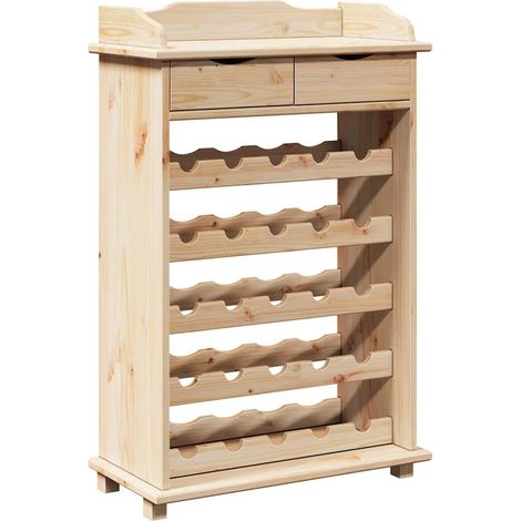 Étagères de rangement,Étagère à vin Marron 90 x 60 x 30 cm Bois de pin massif CFW99785 (1/5)