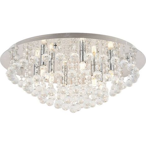 Deckenlampe "Antonino" aus Kristall für Wohnzimmer & Esszimmer von Lindby (1/5)