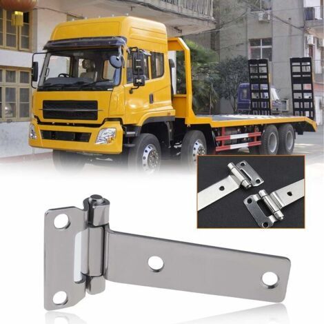2 cerniere a T in acciaio inox 304 per container, adatte a camion, furgoni e roulotte, 135 mm (1/4)