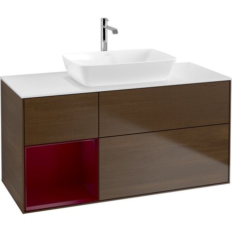 Villeroy & Boch F821HBGN Meuble sous-lavabo Finion F82 (1/2)