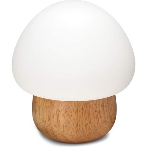 Lampe champignon lumineuse mignonne en silicone -Mode double -7Couleurs changeantes et intensité variable (1/5)
