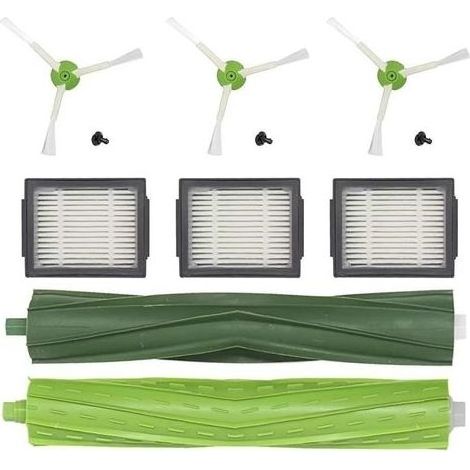 Ersatzteile für iRobot Roomba i6 i7 i3 i4 i8 E5 E6 Staubsaugerfilter für Roomba i3+ i7+ i8+ j7 j7+ Plus Zubehör für Roomba Filterseitenbürste, Gummibürsten (1/5)