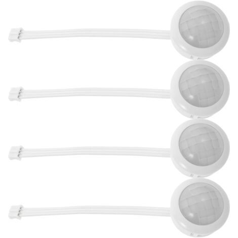 BUNTHAUS Lot de 4 contrôleurs de capteur LED infrarouge, détecteur de mouvement, interrupteur automatique infrarouge pour éclairage LED au plafond. (1/5)