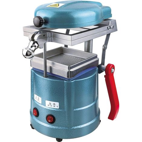Laboratoire Vacuum Forming Molding Machine dentaire Thermoformage Emboutissage sous vide 800 W Aucun cadre coulissant rotatif, opération facile