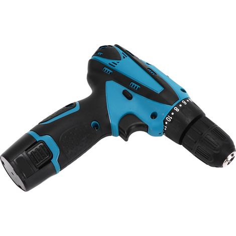 Perceuse visseuse sans fil 12V rechargeable, kit avec mandrin réglable, adaptateur secteur 100-240V prise UE (1/5)