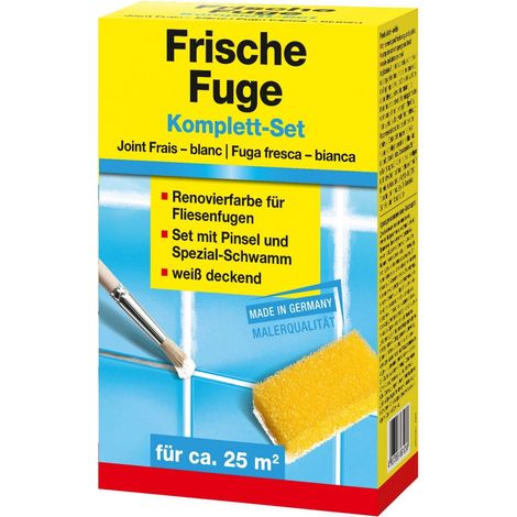 Decotric Frische-Fuge Komplett-Set weiß 250 ml Fugenmörtel