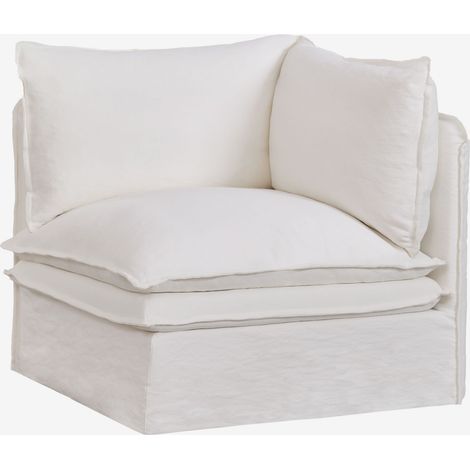 Poltrona angolare in lino e cotone Grace SKLUM (1/5)