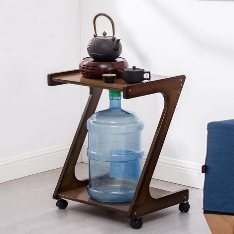 Eleganter Beistelltisch mit Rollen für Sofa, Bett oder Tee – ideal für Wohnzimmer (1/5)