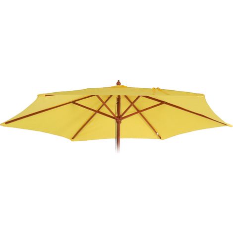 [NUNCA USADO] Funda de recambio para parasol Florida, funda de recambio para parasol, Ø 3m poliéster 6 varillas, amarillo