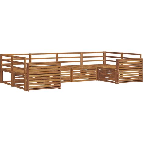 Outdoor Sofa Set 6 pcs Natural vidaXL (1/5)
