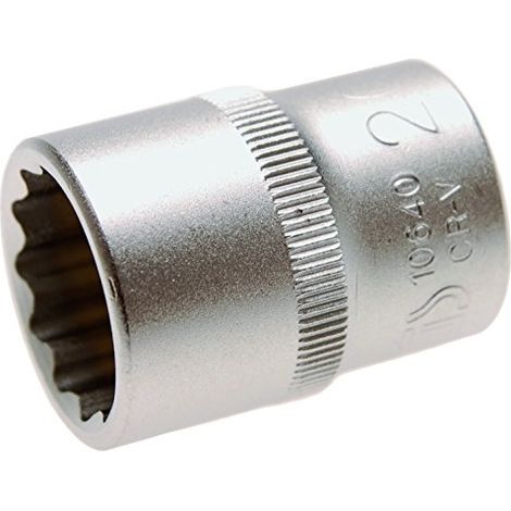 Douille bgs acier chrome vanadium 12 pans 12 5 mm