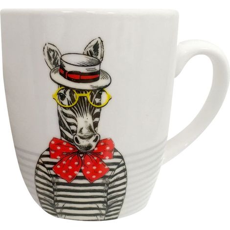 Tasse en céramique Eccentric Zèbre