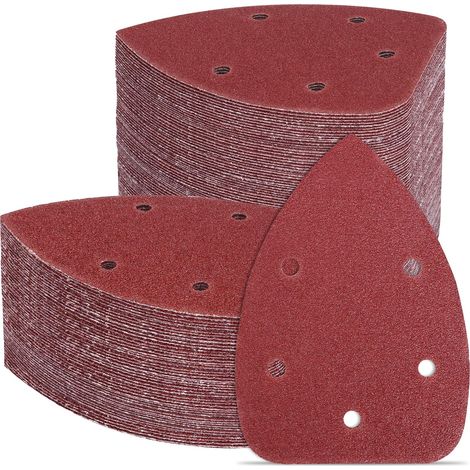 Coceca Lot von 150 Schleifpapierfeuilles für Ponceuse de Précision, Körnung 40, 80, 120, 180 und 240, 5 Tonnen, für Ponceuse und Polissage. (1/5)