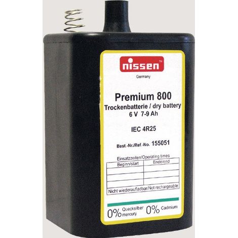 Batteria premium 800 6 V 7-9 mAh 4R25 (1/2)