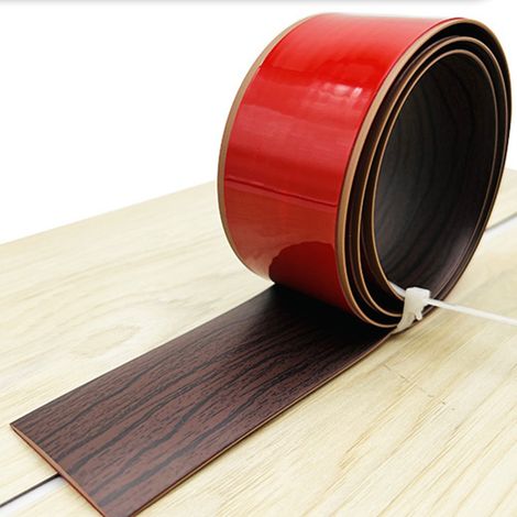 Bande De Transition De Sol - PVC Auto-Adhésif - 4 cm De Largeur - 2 Mètres - Pour Revêtements De Sol Lambrissés Et Vinyles (1/5)