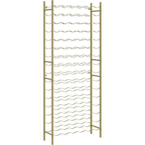 Maison Exclusive - Weinregal für 96 Flaschen Golden Metall