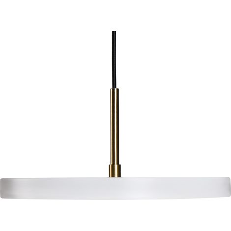 Lámpara colgante LED moderna de metal para oficina en casa comedor blanco Evenlode (1/5)