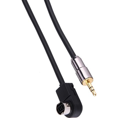 Câble Adaptateur AUX pour Autoradio JVC/Alpine Ai-Net - Connexion Audio Voiture (1/5)
