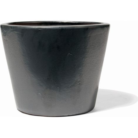 Keno graphit glasiert 34cm Steingut glasiert