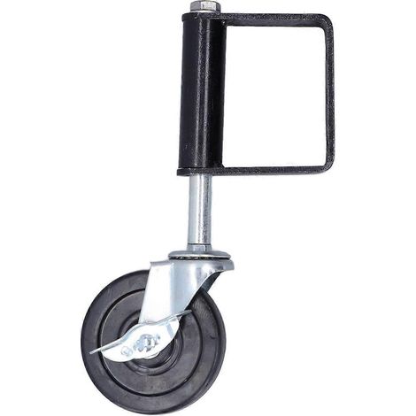 Roulette à ressort pour portail, 4 pouces, 3 trous, accessoire de porte robuste pour maison ou usine