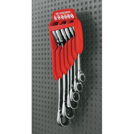 FACOM Knarrenringschlüssel gekröpft, 6-tlg.