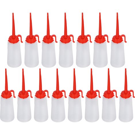 15 bouteilles distributeur d'huile transparente 150ml en plastique pour machine à coudre, vaporisateur liquide pratique. (1/5)