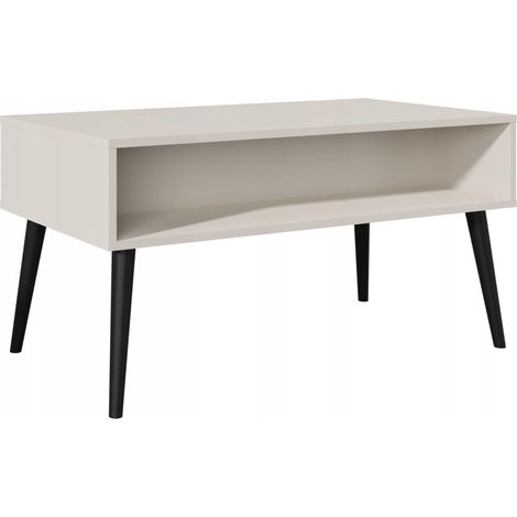 LINO Couchtisch, Kaschmir, 100 x 50 cm, skandinavisch, Retro, Loft