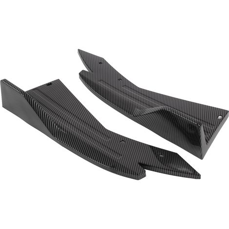 Pare-chocs Diffuseur Lèvre Spoiler Protection Canard Carbone Style Bandeau Inférieur Kit Carrosserie Universel Auto (1/5)