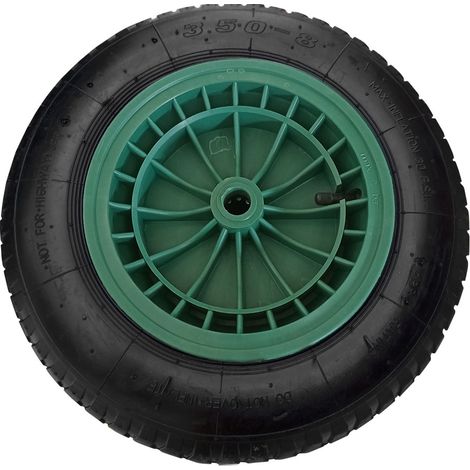 RUOTA PNEUMATICA PER CARRIOLA 'WILBY' mm. 350 x 80  - LIF