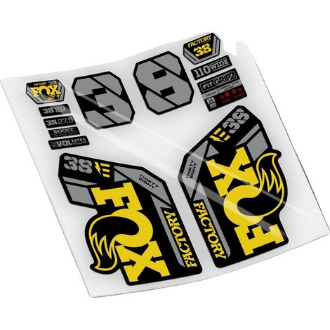 Pegatinas, vinilo de alta durabilidad, colores personalizables, amarillo 023 (1/2)