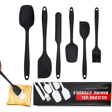 de 6 spatules de qualit alimentaire Spatules rsistantes la (1/5)