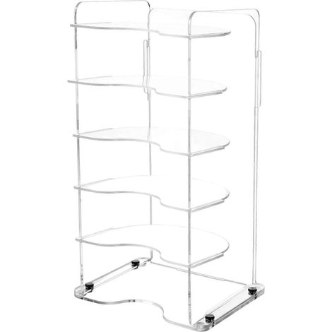 Organisateur à 6 niveaux pour couvercles de gobelets Stanley, support de rangement pour couvercles de bouteilles d'eau, idéal pour les placards de cuisine. (1/5)