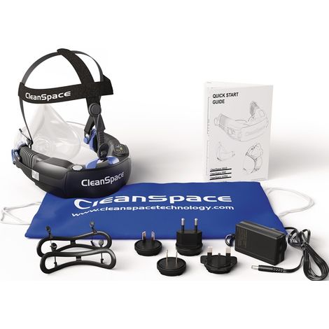 Kit di protezione respiratoria con soffiaggio CleanSpace™ Work con semimaschera