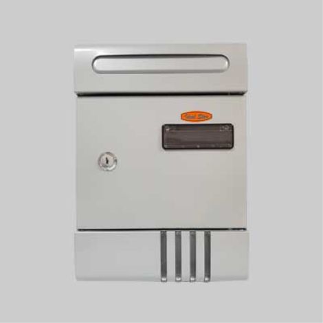 Cassetta postale ideal star in acciaio cm 204x65x290h - giallo senape IDEAL STAR
