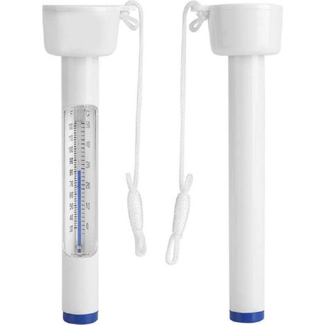 TRADE SHOP - Termometro Grande 18,5cm Per Piscina Con Rilevazione Gradi C° E F° Cordino 42382 - (1/3)