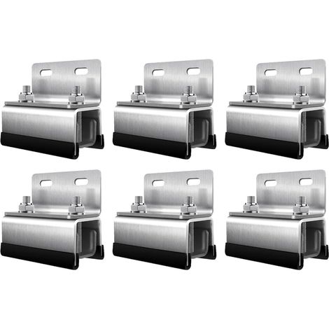 Van Roof Mushroom Head Mounting Kit 304 Stainless Steel for Van, Fits Boxer, Jumper, Ducato, Movano, Roof Rack 6 Pieces