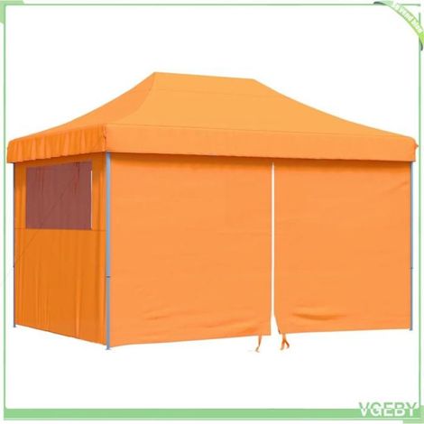 Tente de réception pliable - FAFEICY - 4005025 - Toit Oxford PVC - 4 parois avec fenêtres - Cadre acier 410x279x315 cm (1/5)
