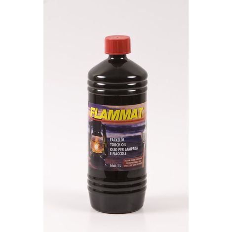 Huile de paraffine pour torches et lampes – Usage externe – 1L – Alimentation à base de paraffine – Pour éclairage extérieur (1/2)