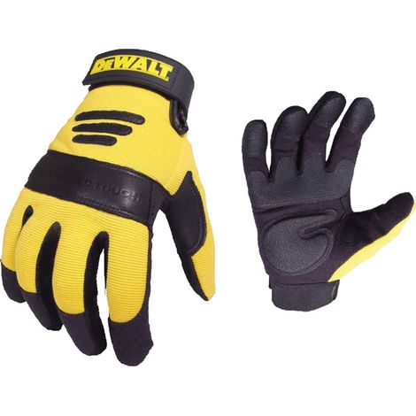 DeWALT DPG21L EU Synthetic Padded Leather Palm Gloves Large