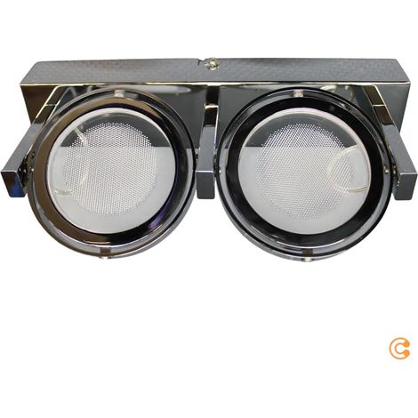 [NEUWERTIG] B-Ware Deckenleuchte Lampe Led Spots Lionel Verchromt Zimmerleuchte 2 Flammig 3000 K