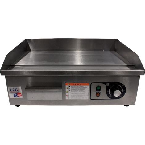 Plancha à Snacker Electrique 540mm Dessus Chrome - L2G