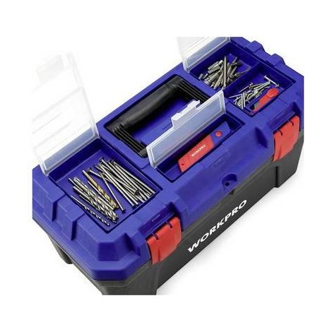 WorkPro WP283002 Cassetta degli attrezzi leggera e robusta blu